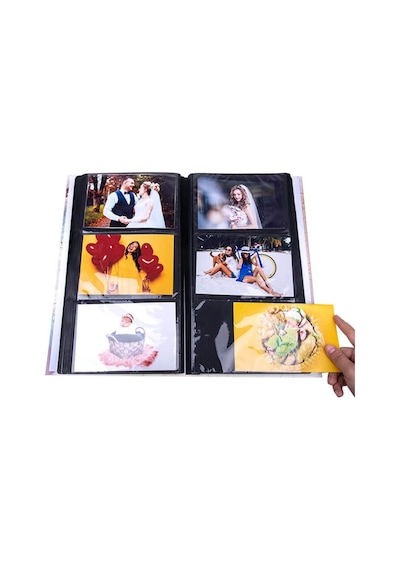 Rabsev RS307 Fotoğraf Albümü 10x15cm 300 Fotoğraf Kapasiteli Gelin Buketi Desenli Lüks Albüm