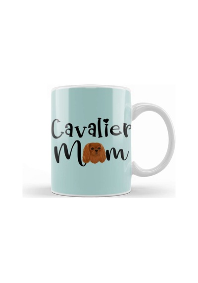 Ruby Cavalier King Charles Spaniel Mom Kupa Bardak Porselen Karışık