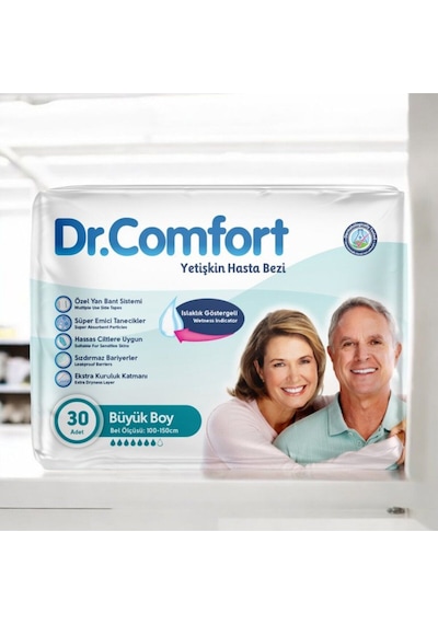 Dr Comfort Belbantlı Hasta Bezı 30lu Large L