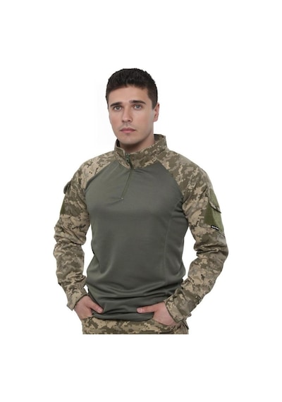Terrien Antrenman Giyimi Aktif Giyim Sword Dirsek Detaylı Polo Yaka Kadın&erkek Combat T-shirt Single Çok Renkli