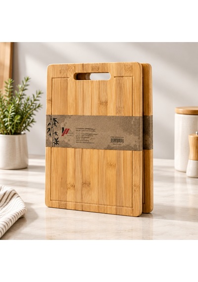 20x30 Lüks Bambu Kesim Panosu Altın