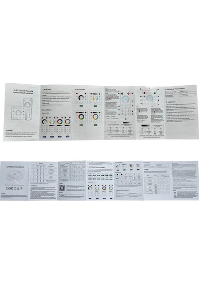 Sp630e Duvar Tipi Tek Renk Pixel Şerit Kontrol 12-24 Volt
