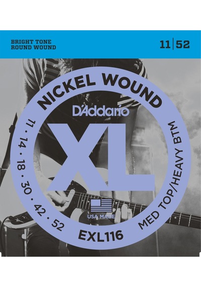 Daddario EXL116 Elektro Tel Set Gtr XL Med/Hvy