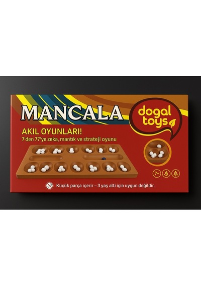 Ahşap Mancala Zeka Ve Strateji Oyunu
