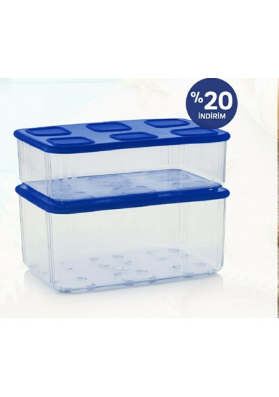 Tupperware Yeni Şeffaf Kaplar 2'li