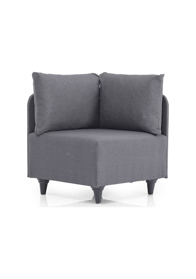 Kagu Corner Flavia Plus Köşe Takımı Koyu Gri