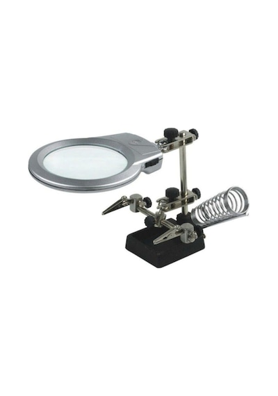 Havya Stand Pcb Tutucu Mg16129/b Masa Üstü Ledli Mini Büyüteç