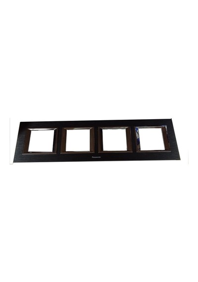 Viko Panasonic Thea 4x2m Ultima Metal Eloxal Siyah Renk Çerçeve - Wvtf28505ab-tr