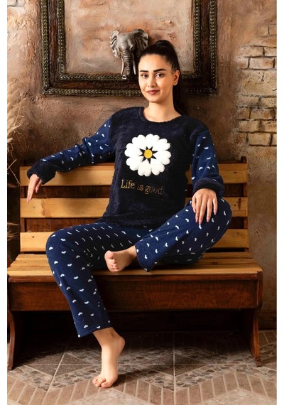 Sude Kadın Kışlık Genç Welsoft Pijama Takımı K 200/606 - 1 Adet 001