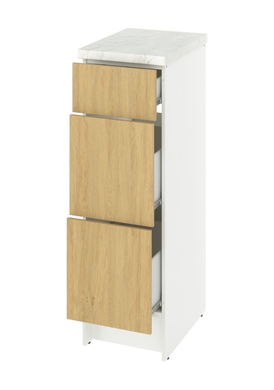 Ikea Meşe Fonksiyonel Mutfak Dolabı 40 Cm Meşe Görünümlü