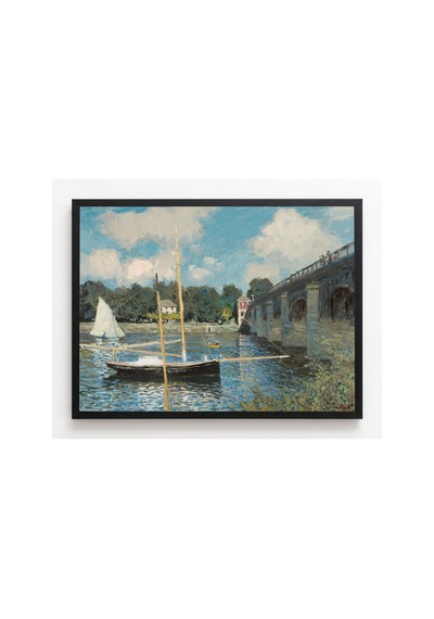 Monet Argenteuil Köprüsü Çerçevesiz Poster 30x42 Cm A3 Tablo Empresyonist Duvar Dekoru