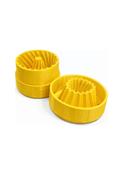 Baharat Öğütücü Grinder - 3d Baskı, Mıknatıslı Kapaklı Sarı