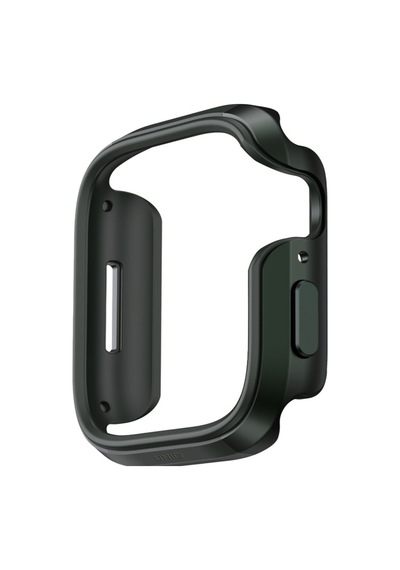 Apple Uyumlu  Watch 45mm Kasa Koruyucu Metalik Görünüm Valencia Serisi Camlı Kasa