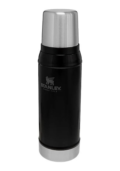 Stanley Klasik Vakumlu Paslanmaz Çelik Termos 0.75 Lt - Matte Black Pebble Siyah