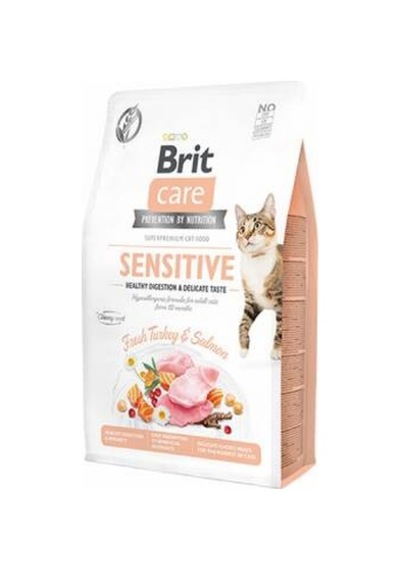 Sensitive Hypoallergenic Hindili Ve Somonlu Tahılsız Yetişkin Kedi Maması 2 Kg