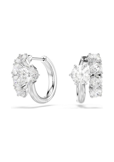 5753572 Swarovski Küpe Matrıx:pe Crash Whı/rhs Metalik