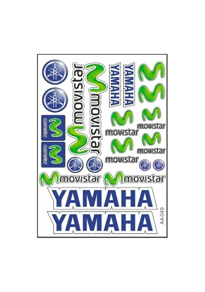 A4 Sticker 054 Tek Paket Çoklu Sticker Standart