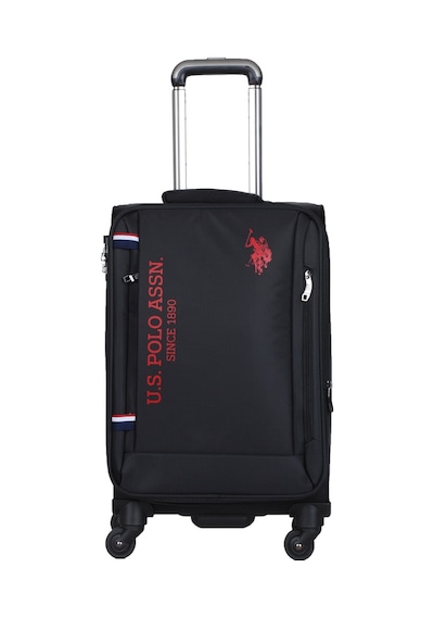 U.S. Polo Assn. Siyah Unisex Us Polo Assn . Ön Bölmeli Kabin Boy Valiz Plvlz8077c Siyah