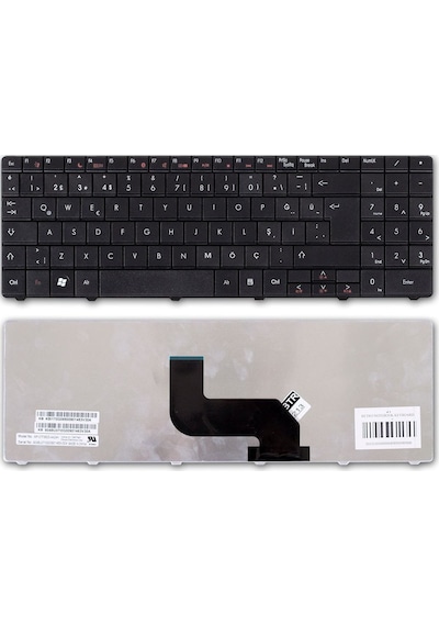 Emachines G720, G725 İle Uyumlu Notebook Klavye - Siyah - Tr