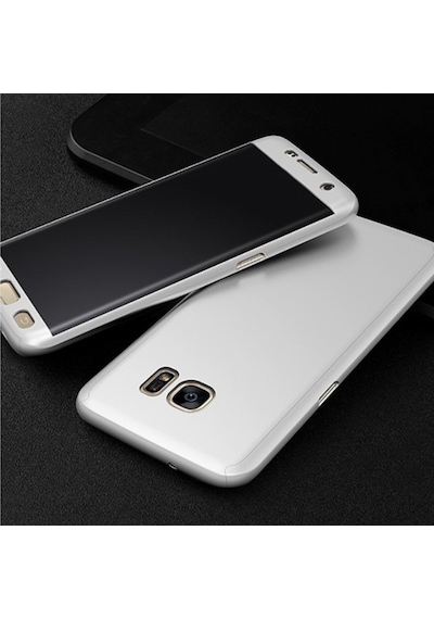 Samsung Uyumlu Galaxy S7 Edge Kamera Korumali 360 Tam Koruma Kilif 315635468 - Renk / Lacivert