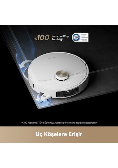 Dreame L40S Pro Ultra 19.000 Pa Emiş Gücü Robot Süpürge Beyaz