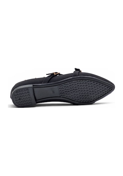 Shoes 0007 Zımba Detaylı Kadın Babet siyah