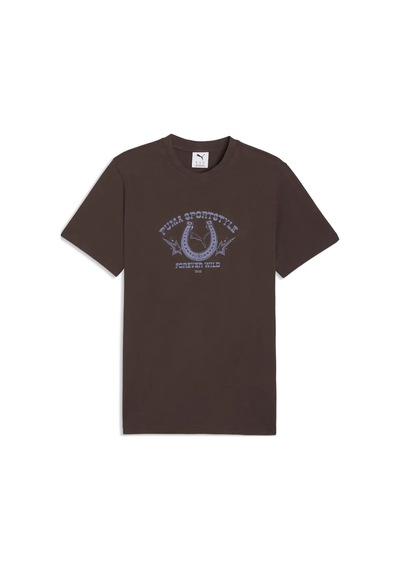 Puma Graphıc Tee Kahverengi Erkek T-shirt