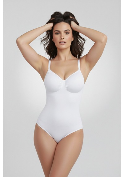 Mistirik Mimola Model 3 Bölge Etkili Örmekumaş Yapılı String Body Beyaz Renk047