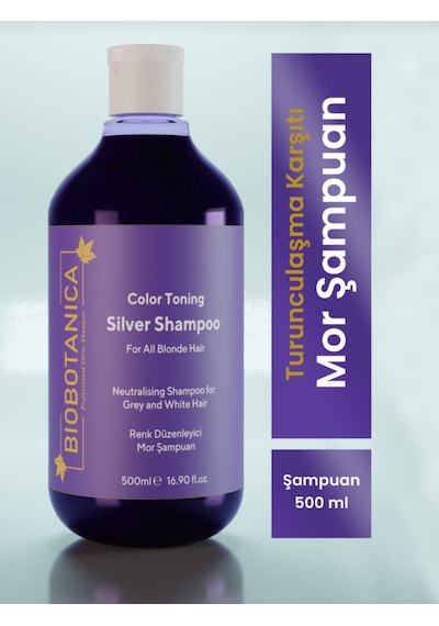 Biobotanica Silver Turunculaşma Karşıtı Mor Şampuan 500 ML