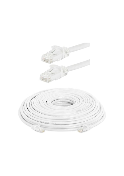 Cat6 Kablo Ethernet Internet Adsl Kablosu - Fabrikasyon 50 Metre