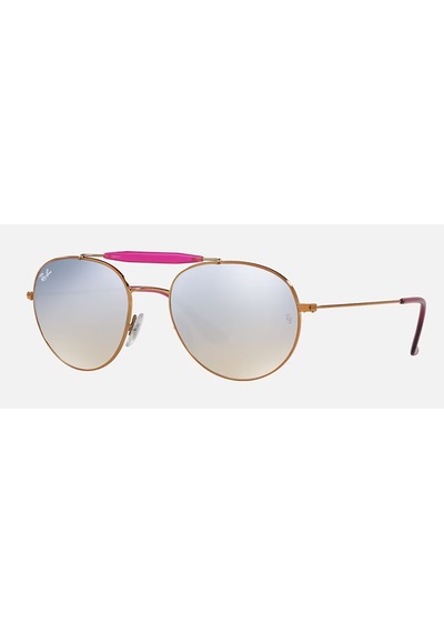 Ray-ban Rb3540 198/9u Aynalı Yuvarlak Güneş Gözlüğü