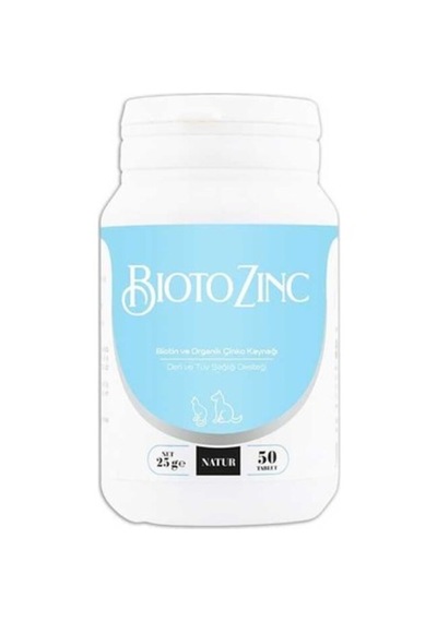 Bioto Zinc 50 Tb Biotin & Çinko Dermatolojik Destek, Keratinizasyon