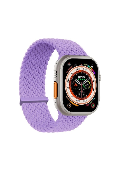 Apple Watch Series 9 41mm Kordon Knitted Fabric Loop Apple Watch Series 9 41mm İle Uyumlu Kordon, Akıllı Saat Kayışı Çok Renkli