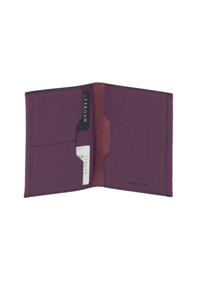 Tergan Mor Deri Unisex Pasaportluk - S1ps00001657-c48 Mor