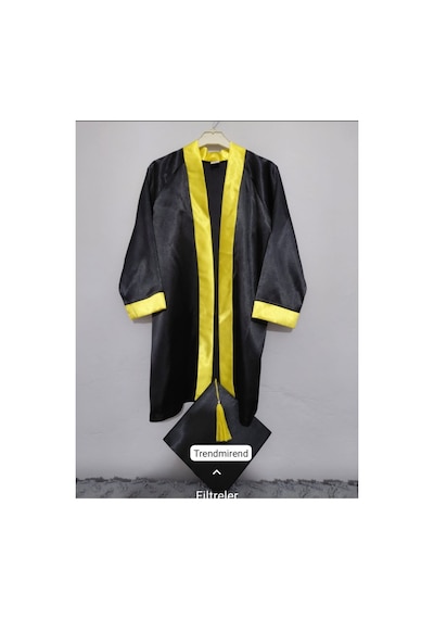 Trendmirend Kaliteli Turuncu Şeritli Mezüniyet Cübbesi Ve Kepi Ana Sınıfı İlk Okul Ve Orta Okullar İçin Siyah Siyah Trendmirend Kaliteli Turuncu Şeritli Mezüniyet Cübbesi Ve Kepi Ana Sınıfı İlk Okul Ve Orta Okullar İçin Siyah Siyah