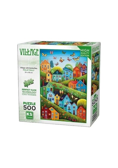 Ks Games Puzzle Tith Butterflies 500 Parça