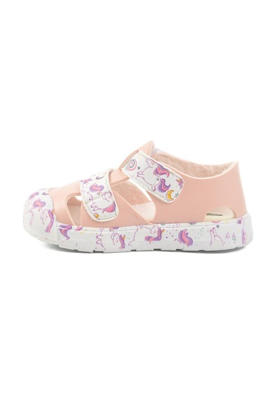 United Colors Of Benetton Pudra Cırtlı Kız Bebek Sandalet Bn-1409 B