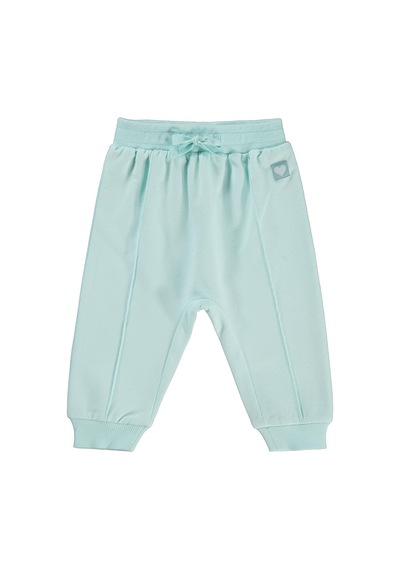 Civil Baby Civil Basic Kalp Etiketli 6-18 Ay Eşofman Altı - Yeşil Su Yeşili