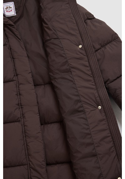 U.S. Polo Assn. Kadın Koyu Kahverengi Kaban 50328213-vr084