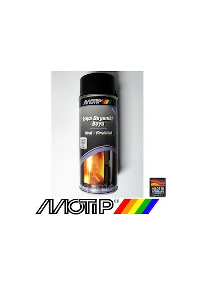 Motip 690 C Isıya Dayanıklı Siyah Boya 400 Ml