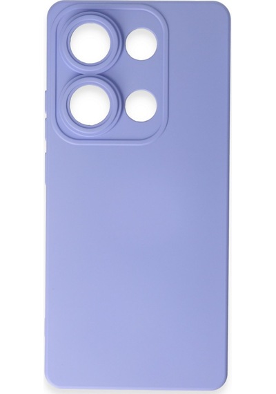 Xiaomi Redmi Note 13 Pro 4g Uyumlu Kılıf Nano İçi Kadife Silikon - Lila