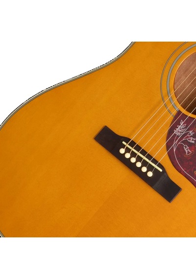 Epiphone Hummingbird Studio Ec Elektro Akustik Gitar Antique Natural