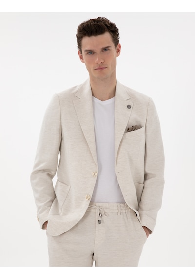 Pierre Cardin Erkek Ekru Takım Elbise 50304275-vr019 Ekru
