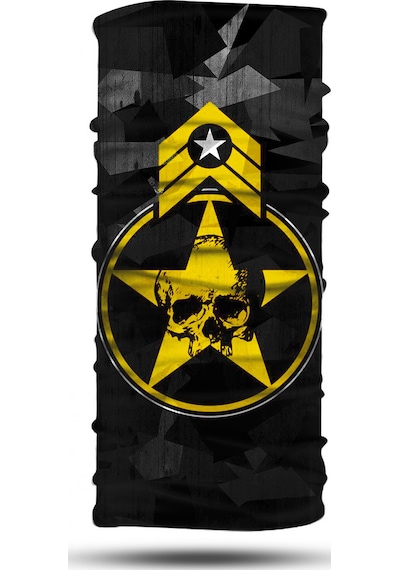 Dair Sarı Army Desenli Motosiklet Bandana Boyunluk Outdoor Balaklava