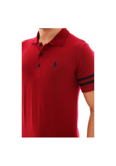 T8585 Dewberry Erkek T-shırt-bordo Bordo