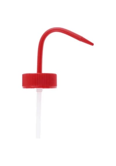 Borox Piset 500 ML Yıkama Şişesi Geniş Boyun Kırmızı Kapak