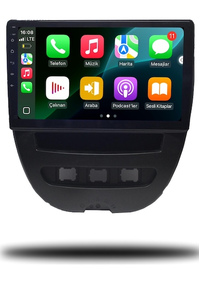 Caros Citroen C1 2007-2013 Uyumlu Android Multimedya 4gb Ram 32gb Hafıza 10"