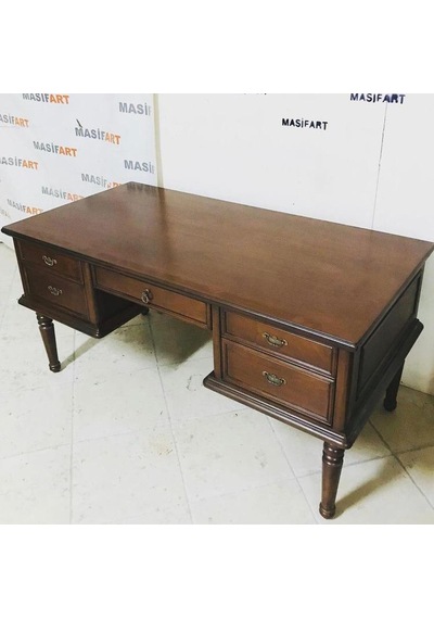 Masifart_Mobilya Masifart Aris Çalışma Masası 140 Cm Ceviz