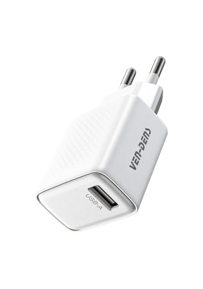 Ven-dens Vd-tc019ba 10,5 W Usb-a Şarj Adaptörü, Kompakt Duvar Tipi Tasarım, 110 240 V Giriş, Beyaz