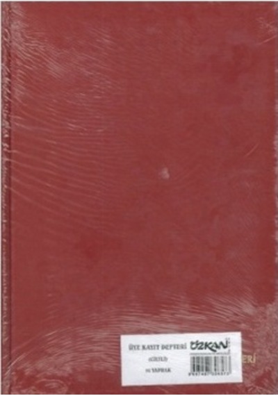 Özkan Üye Kayıt Defteri Ciltli 144 Yap. Bordo
